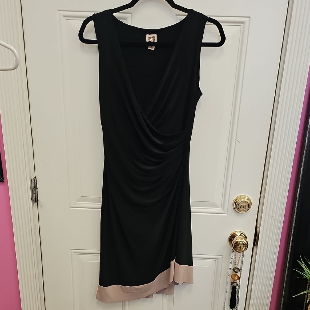 Black, Sheath, Midi, Dress, V-neck, Sleeveless, Wedding, Travel, Office, Date